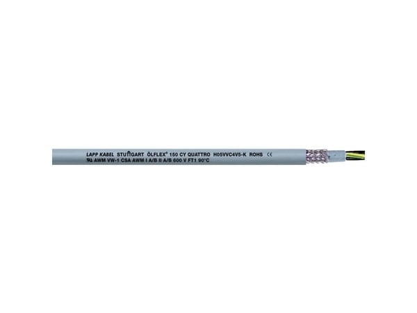 LAPP ÖLFLEX® 150 CY Ohjauskaapeli 4 G 1,5 mm² Harmaa 15804/75 75 m