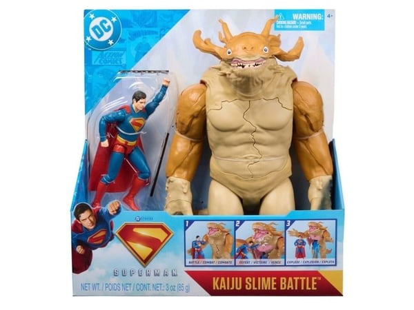 Superman Movie Kaiju Slime Explosion Battle