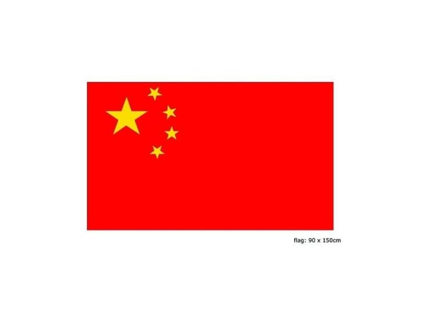 Flagga Kina, 90 x 150