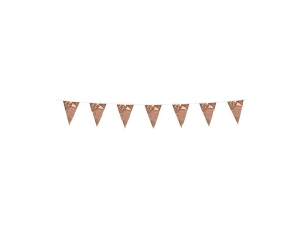 Mini rose gold metallic vimpelgirlang