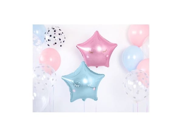 Party Deco Star folio ilmapallo, vaaleanpunainen, 48cm universaali