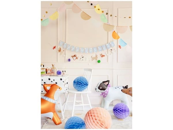 PartyDeco GRL121, Vimpelslinga, papper, Multifärg, Bild, Födelsedag, Vägg