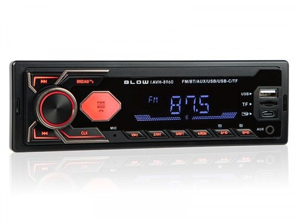 Blow bilradio 78-347# Blow AVH-8960 RDS MP3/USB/microSD/Bluetooth + USB-C