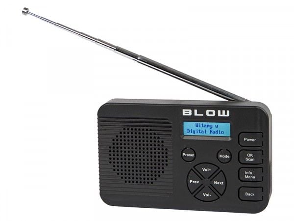 Kjøkkenradio FM/DAB+ BLÅS RK4 BT sort