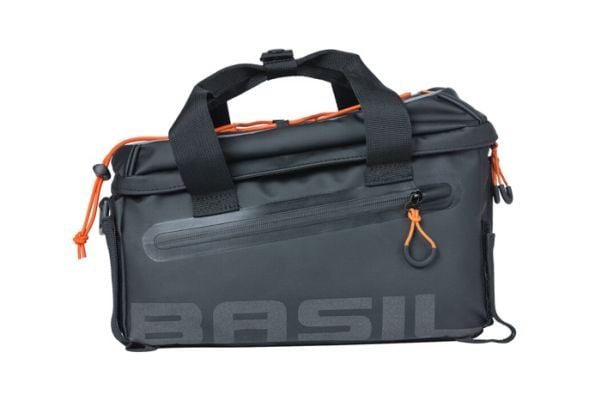 Basil Miles Tarpaulin, Bakre, Sykkelveske, Presenning, Oransje, Sort, 7 l, 5 kg