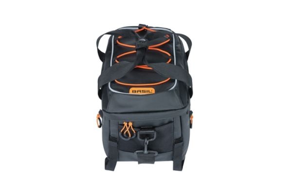 Basil Miles Tarpaulin, Bakre, Sykkelveske, Presenning, Oransje, Sort, 7 l, 5 kg
