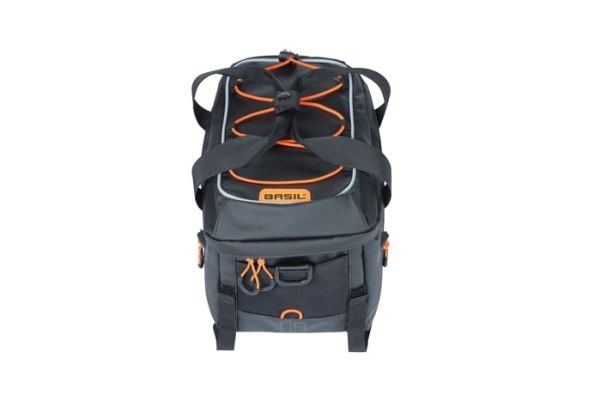 Basil Miles Tarpaulin, Bakre, Sykkelveske, Presenning, Oransje, Sort, 7 l, 5 kg