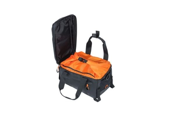 Basil Miles Tarpaulin, Bakre, Sykkelveske, Presenning, Oransje, Sort, 7 l, 5 kg