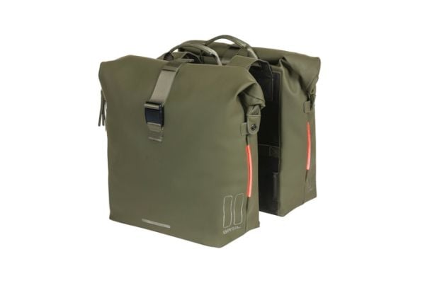 Basil SoHo, Bakre, Sykkelveske, Polypropylen, Grønn, 41 l, 10 kg