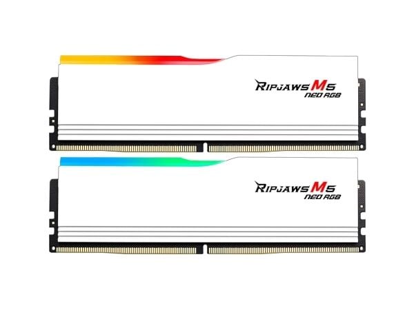 G.Skill Ripjaws M5 RGB F5-6000J2836G32GX2-RM5NRW, 64 GB, 2 x 32 GB, DDR5, 288-pin DIMM