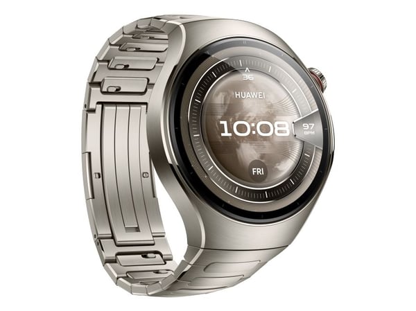 Huawei Watch 5 - 46 mm - aerospace-grad titan - smartklokke med stropp - titan - håndleddstørrelse: 140-210 mm - display 1.5" - Bluetooth, Wi-Fi 6,...