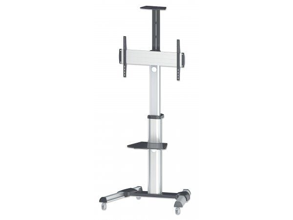 Manhattan 461245, 50 kg, 94 cm (37"), 177,8 cm (70"), 600 x 400 mm, Høydejustering, Svart, Sølv