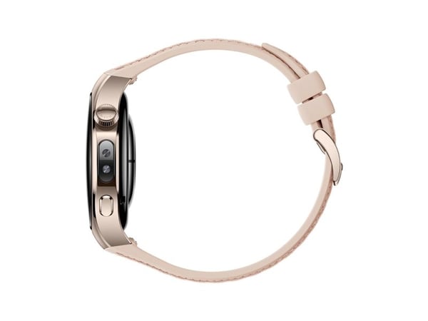 Huawei Watch 5 - 42 mm - 904L rustfritt stål - smartklokke med stropp - kompositt - håndleddstørrelse: 120-180 mm - display 1.38" - Bluetooth, Wi-F...