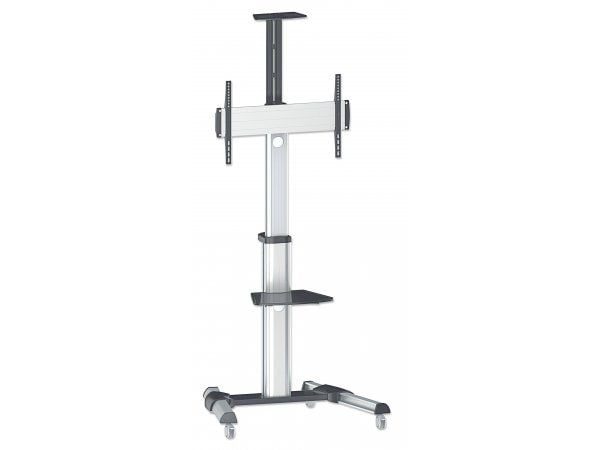 Manhattan 461245, 50 kg, 94 cm (37"), 177,8 cm (70"), 600 x 400 mm, Høydejustering, Svart, Sølv