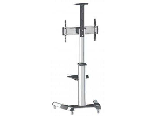 Manhattan 461245, 50 kg, 94 cm (37"), 177,8 cm (70"), 600 x 400 mm, Høydejustering, Svart, Sølv