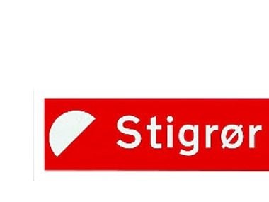 Falck skilt stigrør 148x420 mm - Skilt plast, stigrør piktogram