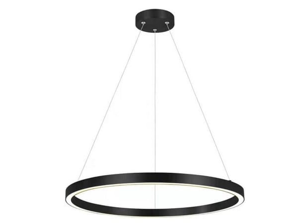Ljus Prestige Svart Midway pendellampa ring LED metall 3000K 35W