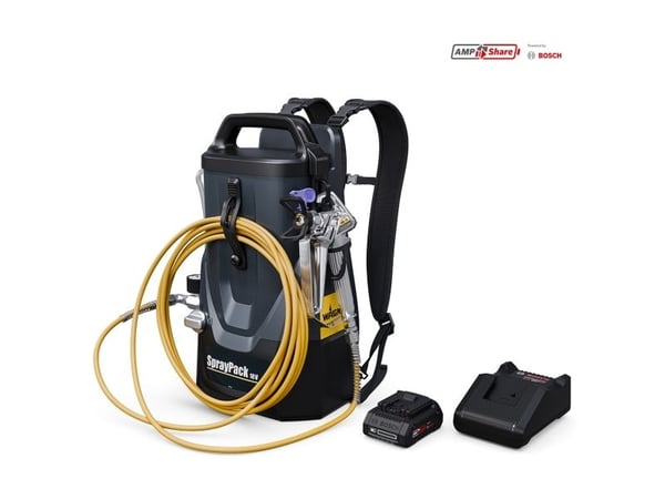 Wagner SprayPack 18 V KIT fargesprøytesystem 4000 mA 18 V utgang (maks.) 0,9 l/min