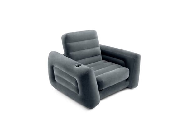 Intex Pull-Out Chair, Enkel-stol, Grå, PVC, 2240 mm, 1170 mm, 660 mm