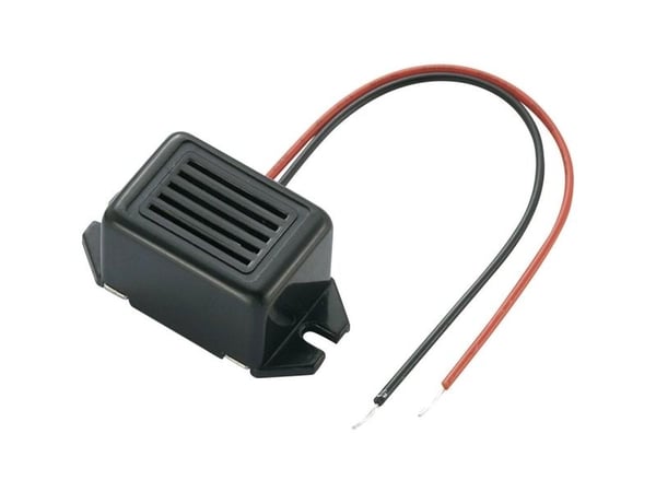 TRU COMPONENTS TC-10358332 Miniatyrsummer Ljudutveckling: 75 dB Spänning: 4,5 V/DC Kontinuerligt ljud 1 st