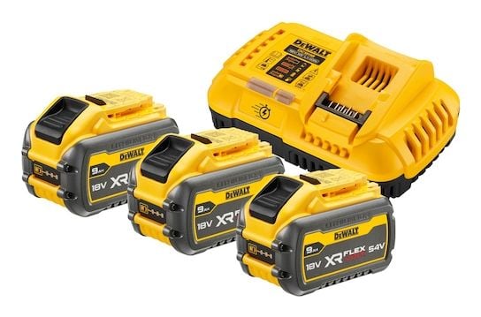 DeWalt DCB118X3; 18/54 V; 3x9,0 Ah + DCB118 laturi