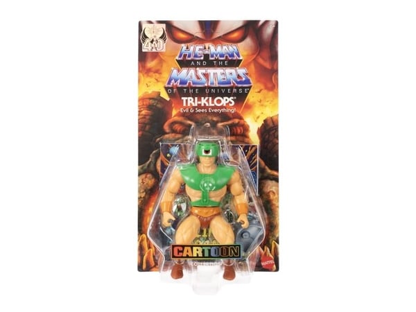 Masters of the Universe Origins Core Cartoon Collection Tri-Klops, 6 år, Flerfarget, Plast