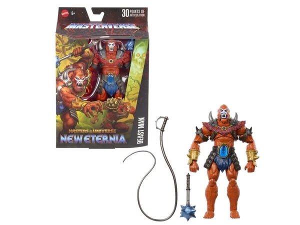 Masters of the Universe Masterverse New Eternia Beast Man, 6 år, Flerfarget, Plast