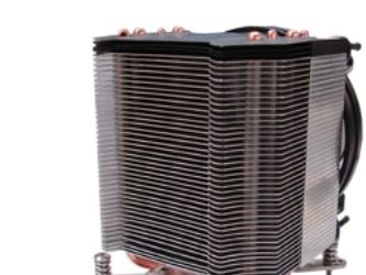 Inter-Tech K-17 - Prosessorkjøler - (for: LGA1156, LGA1155) - aluminium - 92 mm - 3U