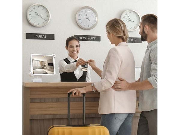 Tablet Holder 7-14 Barkan med låsbart vridbart tabletstativ