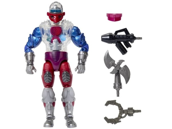 Masters of the Universe Masterverse New Eternia Roboto, 6 År, Multifärg, Plast