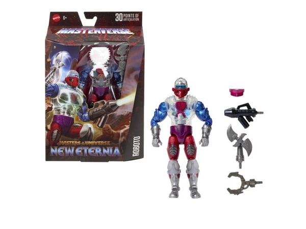 Masters of the Universe Masterverse New Eternia Roboto, 6 år, flerfarget, plast