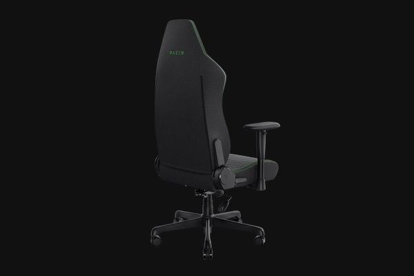 Razer Iskur V2 X - Spillestol - armlener - T-formet - tipping - roterende - stoff, stålramme - green/black