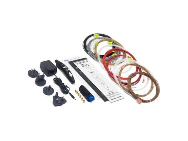 3Doodler 3D Pen\"\"Pro III\"\" Set, Kopper, P-Wood, Polymelkesyre (PLA), 14 år, China, Sort, 266 mm, 210 mm