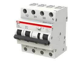ABB DS203NC, Residual-current device with overcurrent protection (RCBO), Typ A, 6000 A, IP2X