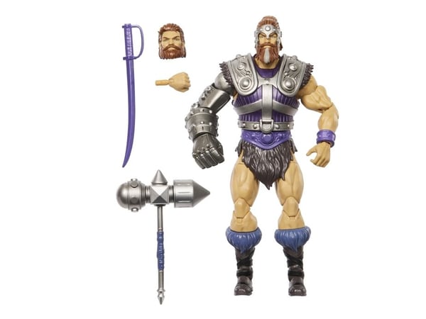 Masters of the Universe Masterverse New Eternia Fisto, 6 år, Flerfarget, Plast