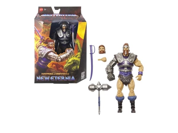 Masters of the Universe Masterverse New Eternia Fisto, 6 år, Flerfarget, Plast