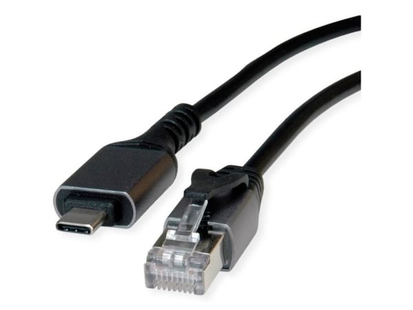 VALUE Muuntokaapeli USB3.2 Type C - RJ45 Gigabit Eth. FTP ST/ST 2m - Digitaalinen/Data - Verkko (12.99.1167)