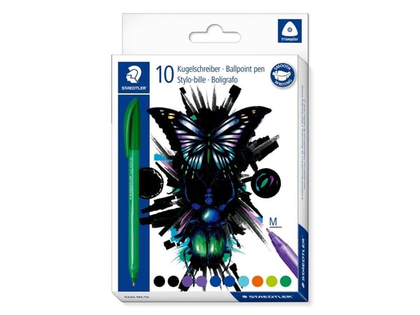 Staedtler 4320MC10E1, Assorterte farger, 10 stykker