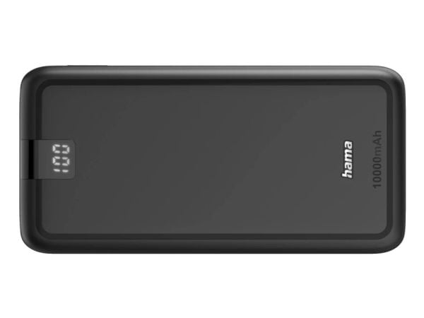 Hama Performance 10, 10000 mAh, Lithium Polymer (LiPo), Antrasitt