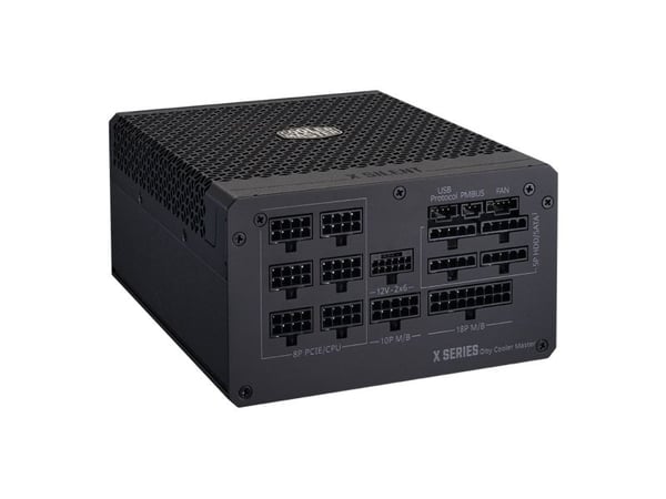 Cooler Master X Silent Edge Platinum 1100 - Strømforsyning (intern) - ATX12V 3.1/ EPS12V - 80 PLUS Platinum - AC 200-240 V - 1100 watt - aktiv PFC ...
