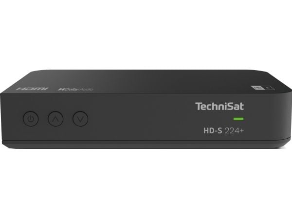 TechniSat HD-S 224+, Satellitt, HD, DVB-S2, 576i, 576p, 720i, 720p, 1080i, 1080p, Svart, Digitalt