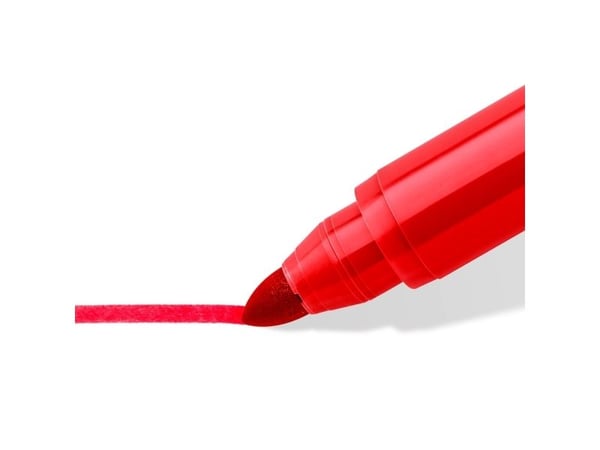 Staedtler 340 C6, 6 farger, Assorterte farger, 3 mm, Flerfarget, Vann-basert blekk, Barn