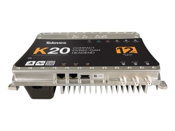 Televes K20-12 Kompakt headend 12Transponder DVB-S2" QAM (570102)