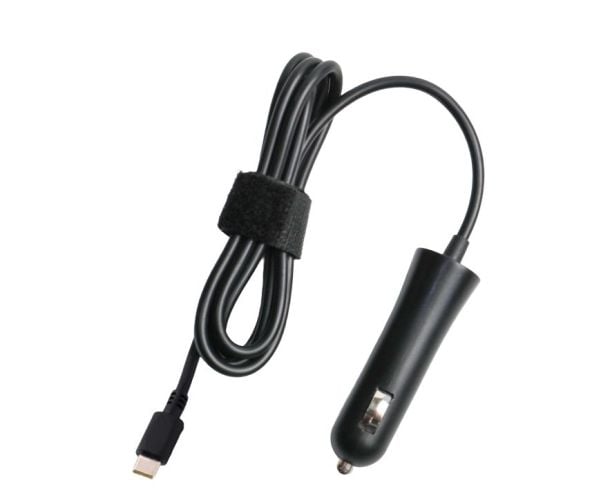CoreParts - Strömadapter - bil / USB-C - DC 5 V / 3 A, 9 V / 3 A, 12 V / 3 A, 15 V / 3 A, 20 V / 3.25 A output - DC 12 - 24 V - 65 Watt - svart
