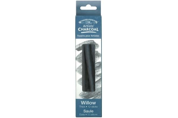 Willow charcoal tykk 12 stk