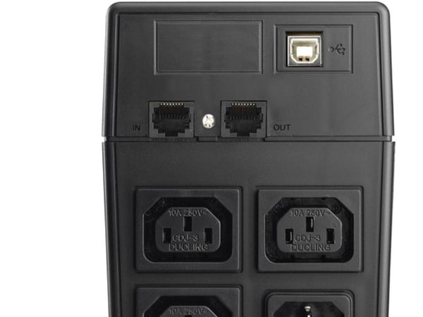 PowerWalker VI 800 SW - UPS - AC 220/230/240 V - 480 Watt - 800 VA - 9 Ah - USB - utgångskontakter: 3 - svart