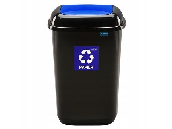 Plafor Roskakori 28 L- Recyccling - Sininen