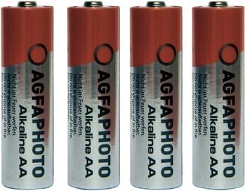 AgfaPhoto - Batteri 4 x AA-typ - alkaliskt