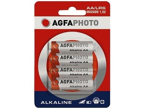AgfaPhoto - Batteri 4 x AA-typ - alkaliskt