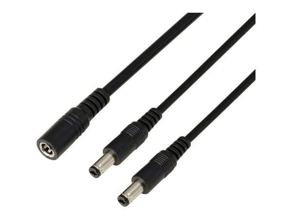 TRU COMPONENTS DC-liitin Pistorasia - pistoke 5,5 mm 2,1 mm 41,2 cm 1 kpl 1 kpl